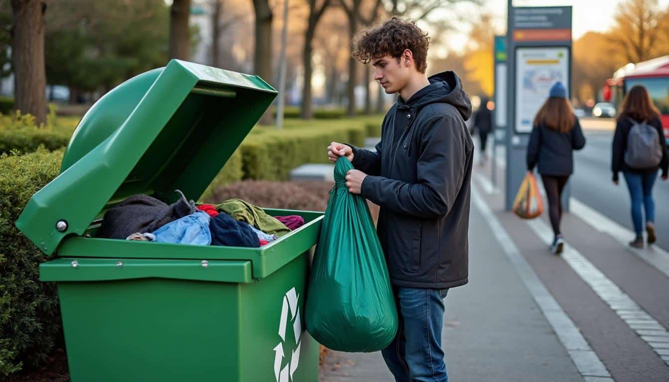Illustration: Où et comment trouver un conteneur pour déposer ses habits ?