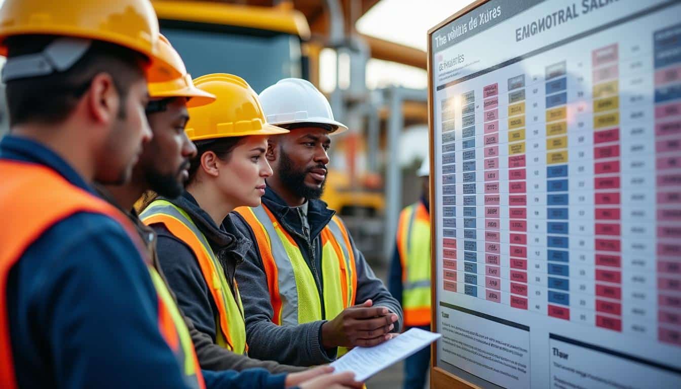 Illustration: Comprendre la grille de salaire dans le BTP pour 2025 : définitions et cadre légal