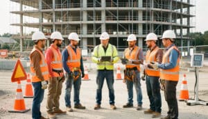 Formation à la sécurité dans le BTP sur chantier