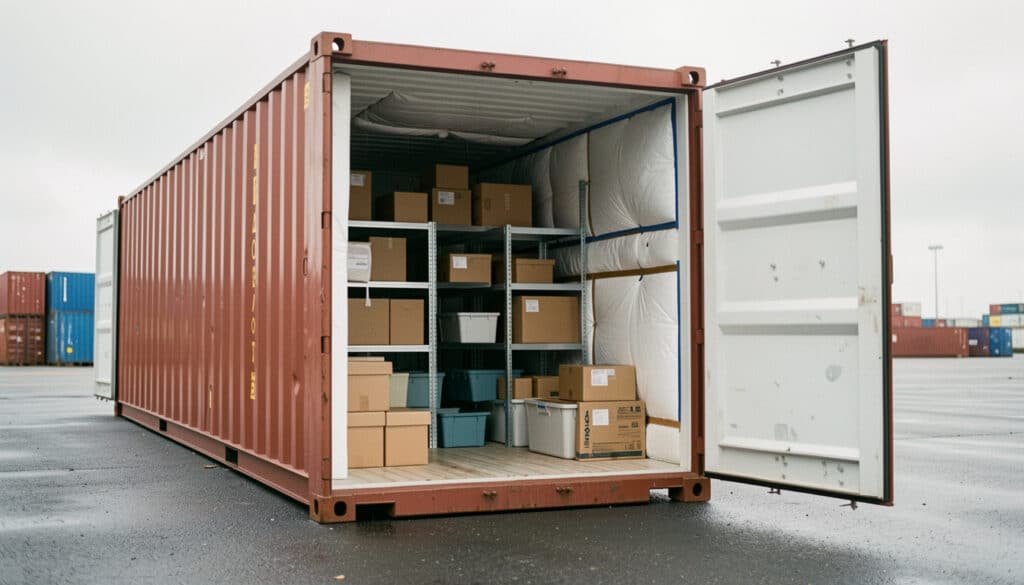 Isolation d’un conteneur pour un stockage longue durée