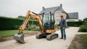 Location de mini-pelle en Maine-et-Loire : bien choisir