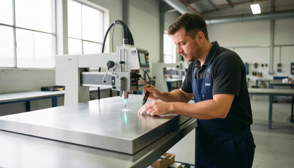 Marquage sur inox brut : méthodes et rendu fiable