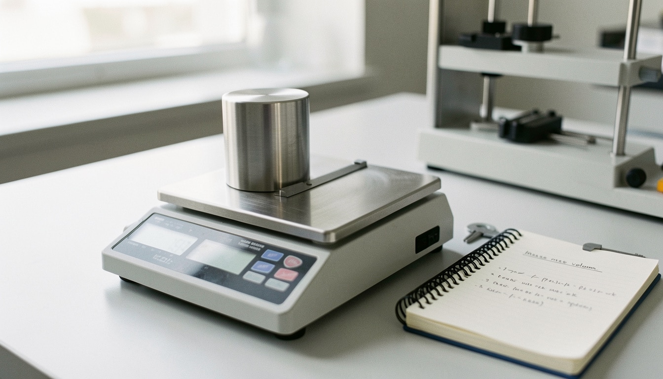 Masse volumique de l’inox : valeur, calcul et nuances