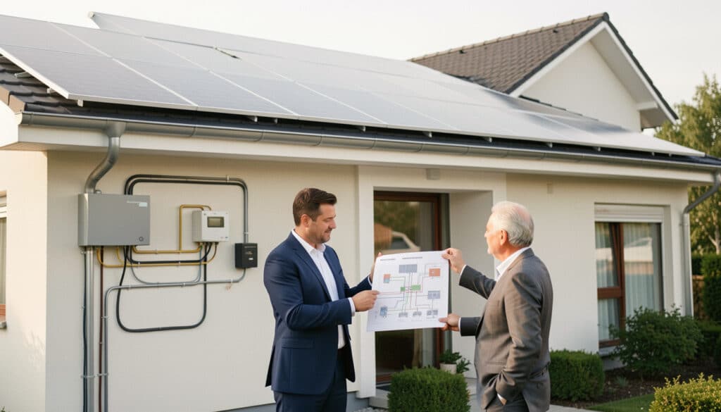 Schéma d’installation des panneaux solaires expliqué