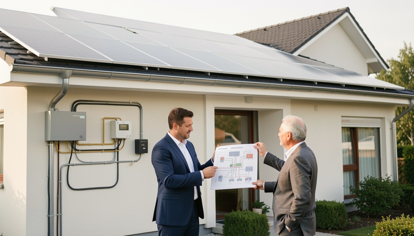 Schéma d’installation des panneaux solaires expliqué