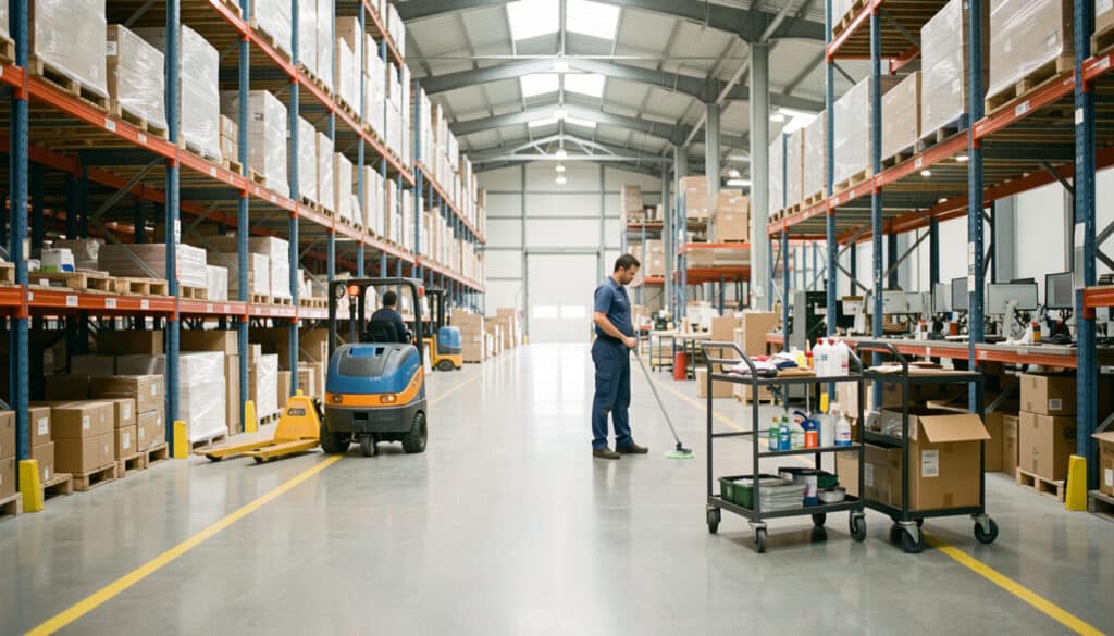 Nettoyage des sites logistiques : enjeux et services